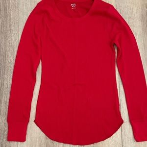 Old navy red long sleeve pajama shirt NWT
